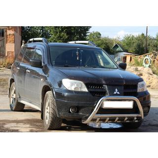 Priekšējais bullbar WT003 (nerūsējošais tērauds) foto 4