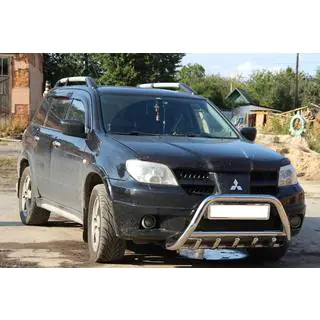 Priekšējais bullbar WT003 (nerūsējošais tērauds) foto 4