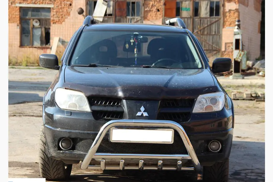 Mitsubishi Outlander 2001–2006 Priekšējais bullbar WT003 (nerūsējošais tērauds) Image