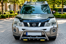 Nissan X-trail T31 2007–2014 Priekšējais aizsargstienis (bull bar) WT004 (nerūsējošais tērauds) foto 1