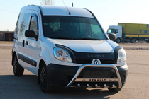 Renault Kangoo 1998–2008 Priekšējais aizsargstienis (bull bar) WT004 (nerūsējošais tērauds) foto 2
