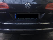 Volkswagen Passat B7 2012–2015 Aizmugurējā bampera uzlika OmsaLine, spīdīga (SW, nerūsējošais tērauds) foto 3