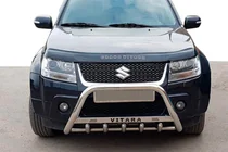 Suzuki Grand Vitara 2005–2017 Priekšējais aizsargstienis (bull bar) WT004 (nerūsējošais tērauds) foto 1