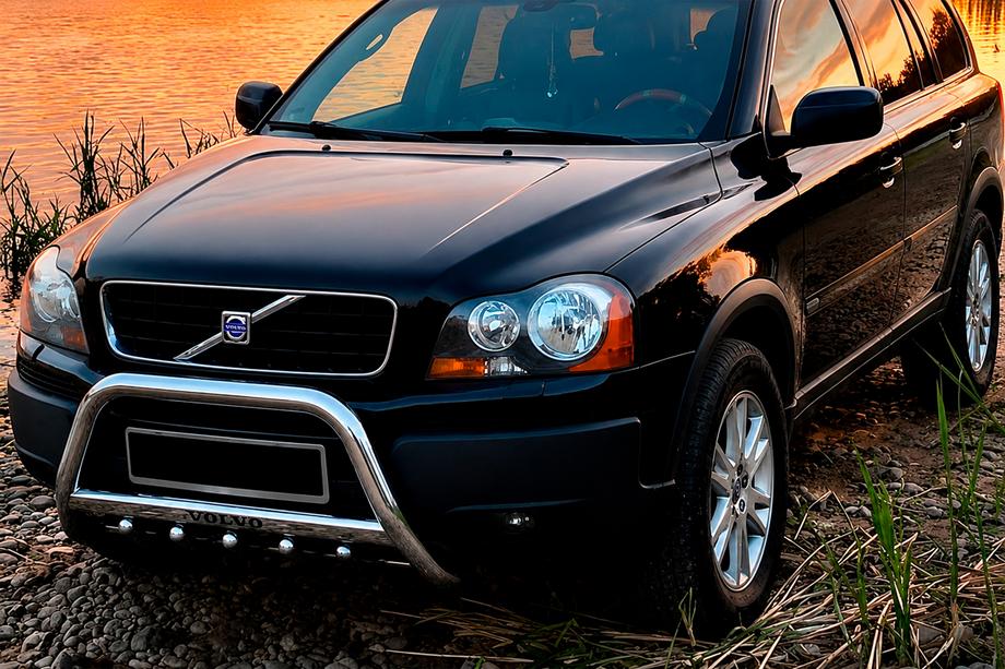 Volvo XC90 2002–2014 Priekšējais aizsargstienis (bull bar) WT004 (nerūsējošais tērauds) Image