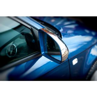 Spoguļu uzlikas 2004-2008 (2 gab., nerūsējošais tērauds) Audi A6 C6 2004–2011 foto 4