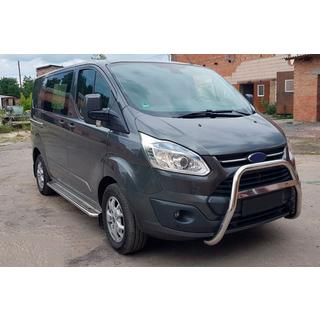 Priekšējais bullbārs WT006 (nerūsējošais tērauds) Ford Custom 2013–2022 foto 1