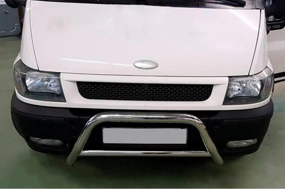 Ford Transit 2000–2014 Priekšējais bullbārs WT006 (nerūsējošais tērauds) Image