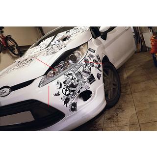Hromētas lukturu uzlikas (2 gab., plastmasa) Ford Fiesta 2008–2017 foto 1
