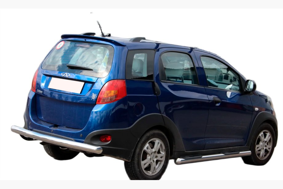 Chery Beat 2009–2015 Aizmugurējā aizsargloka AK002 (2 gab., nerūsējošais tērauds) Foto 2