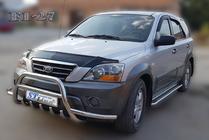 Kia Sorento I BL 2002–2009 Priekšējais aizsargstienis (bullbar) WT003-Exclusive (nerūsējošais tērauds) foto 3