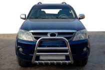 Toyota Fortuner 2006–2015 Priekšējais aizsargstienis (bullbar) F12-11 (nerūsējošais tērauds) foto 1