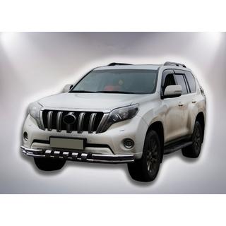 Priekšējais aizsargstienis F3-31 (nerūsējošais tērauds) Toyota Land Cruiser Prado 150 2009–2023 foto 4