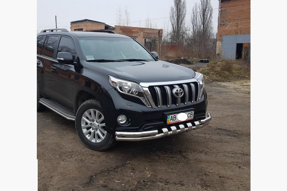 Toyota Land Cruiser Prado 150 2009–2023 Priekšējais aizsargstienis F3-31 (nerūsējošais tērauds) Foto 8