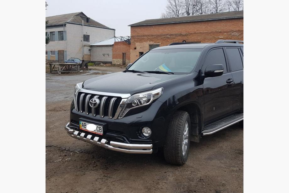 Toyota Land Cruiser Prado 150 2009–2023 Priekšējais aizsargstienis F3-31 (nerūsējošais tērauds) Foto 9