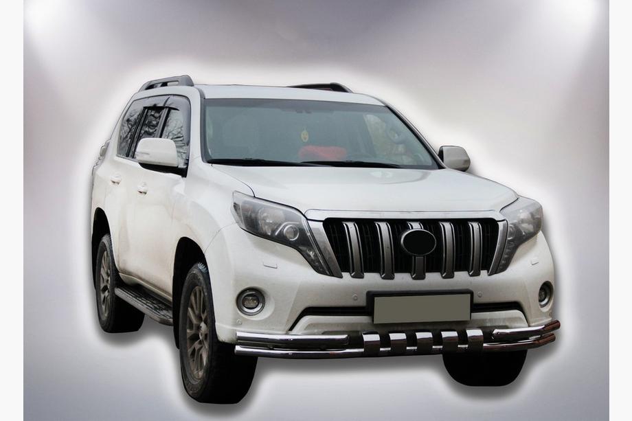 Toyota Land Cruiser Prado 150 2009–2023 Priekšējais aizsargstienis F3-31 (nerūsējošais tērauds) Foto 3