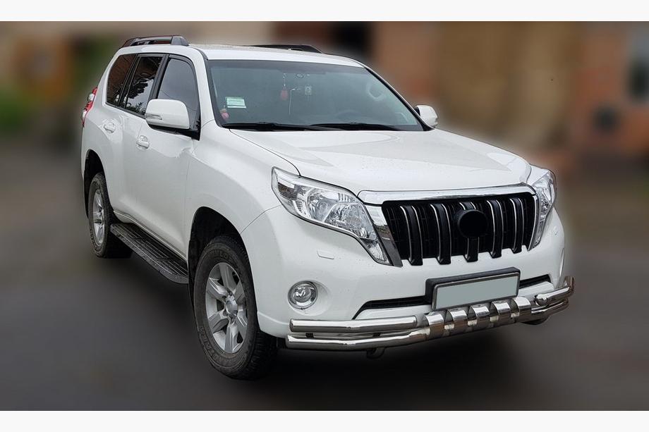 Toyota Land Cruiser Prado 150 2009–2023 Priekšējais aizsargstienis F3-31 (nerūsējošais tērauds) Foto 6