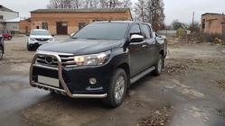 Toyota Hilux 2015– Priekšējais aizsargstienis F1-59 (nerūsējošais tērauds) foto 3