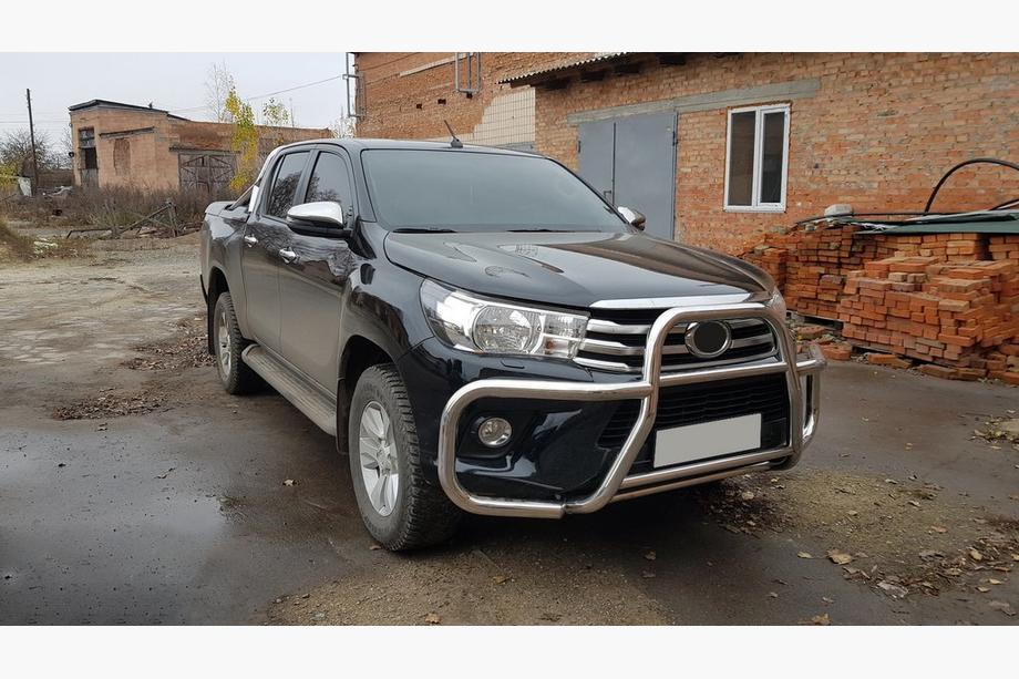 Toyota Hilux 2015– Priekšējais aizsargstienis F1-58 (nerūsējošais tērauds) Foto 2