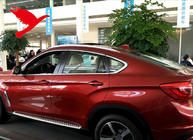 BMW X6 F16 2014–2019 Integrētie jumta reliņi, hromēti OEM (alumīnijs, montāža ar līmi) foto 3