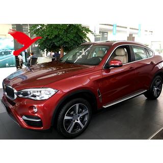 Integrētie jumta reliņi, hromēti OEM (alumīnijs, montāža ar līmi) BMW X6 F16 2014–2019 foto 2
