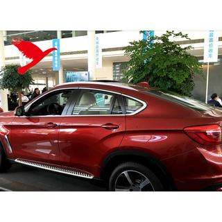 Integrētie jumta reliņi, hromēti OEM (alumīnijs, montāža ar līmi) BMW X6 F16 2014–2019 foto 3