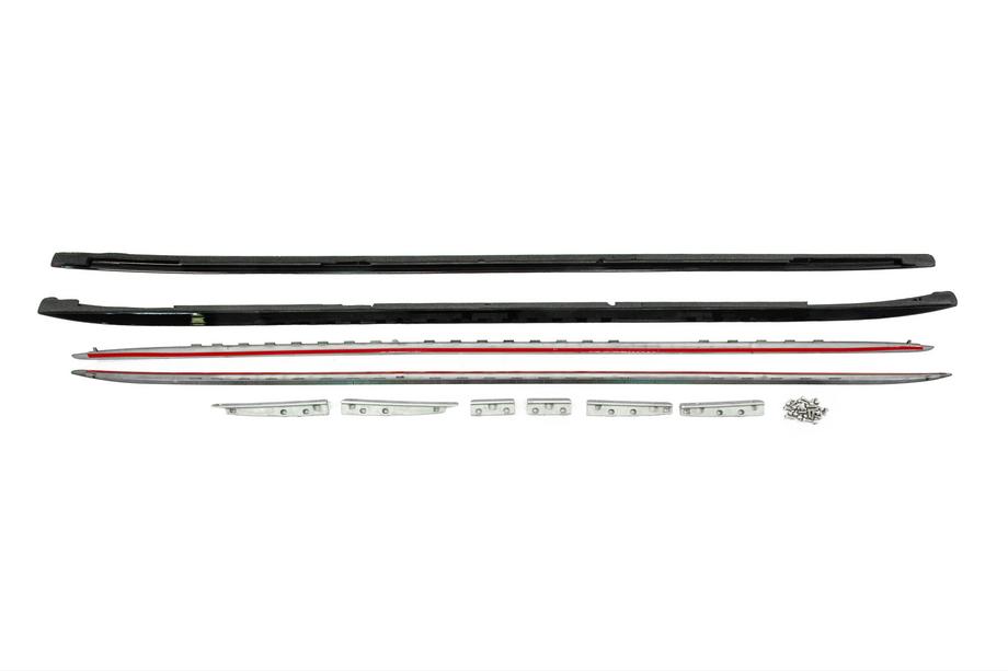 Range Rover Sport 2014–2022 OEM jumta reliņi (komplekts) Melns Foto 6