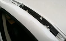 Mitsubishi Outlander 2012–2021 Jumta reliņi (2 gab.) Pelēka foto 9