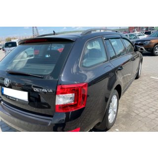 Logu vēja deflektori SW (4 gab., HIC) Skoda Octavia III A7 2013–2019 foto 4