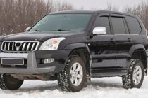 Toyota Land Cruiser Prado 120 2002–2009 Logu vēja deflektori (4 gab., HIC) foto 5
