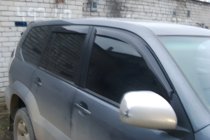 Toyota Land Cruiser Prado 120 2002–2009 Logu vēja deflektori (4 gab., HIC) foto 11