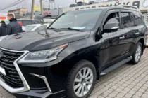 Lexus LX570/450d 2008–2022 Logu deflektori 8 cm (4 gab., HIC) foto 7