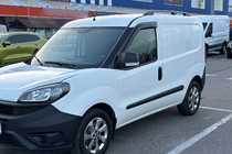 Opel Combo 2012–2018 Jumta reliņi Skyport (melni) Standarta bāze foto 1