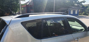 Toyota Rav 4 2006–2013 Jumta reliņi Skyport (melni) foto 6