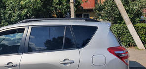 Toyota Rav 4 2006–2013 Jumta reliņi Skyport (melni) foto 5
