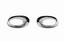 Honda CRV 2007–2011 Hromēti miglas lukturu uzlikas (2 gab., plastmasa) foto 1