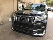 Toyota Land Cruiser Prado 150 2009–2023 Priekšējā un aizmugurējā bampera uzlikas Modelista V1 (2017-) Melna krāsa foto 9