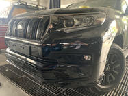 Toyota Land Cruiser Prado 150 2009–2023 Priekšējā un aizmugurējā bampera uzlikas Modelista V1 (2017-) Melna krāsa foto 13