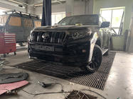 Toyota Land Cruiser Prado 150 2009–2023 Priekšējā un aizmugurējā bampera uzlikas Modelista V1 (2017-) Melna krāsa foto 14