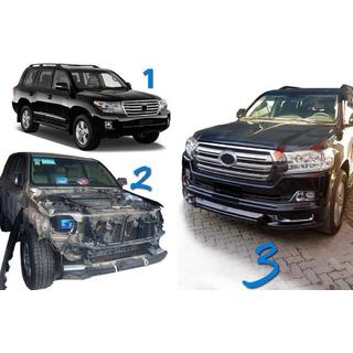 Restailinga komplekts no LC200 2008-2015 uz LC 2016- Comfort Toyota Land Cruiser 200 2007–2021 foto 3