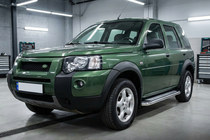 Land Rover Freelander I 1997–2006 Sānu pakāpieni Maydos V2 (2 gab., alumīnijs/nerūsējošais tērauds) foto 2