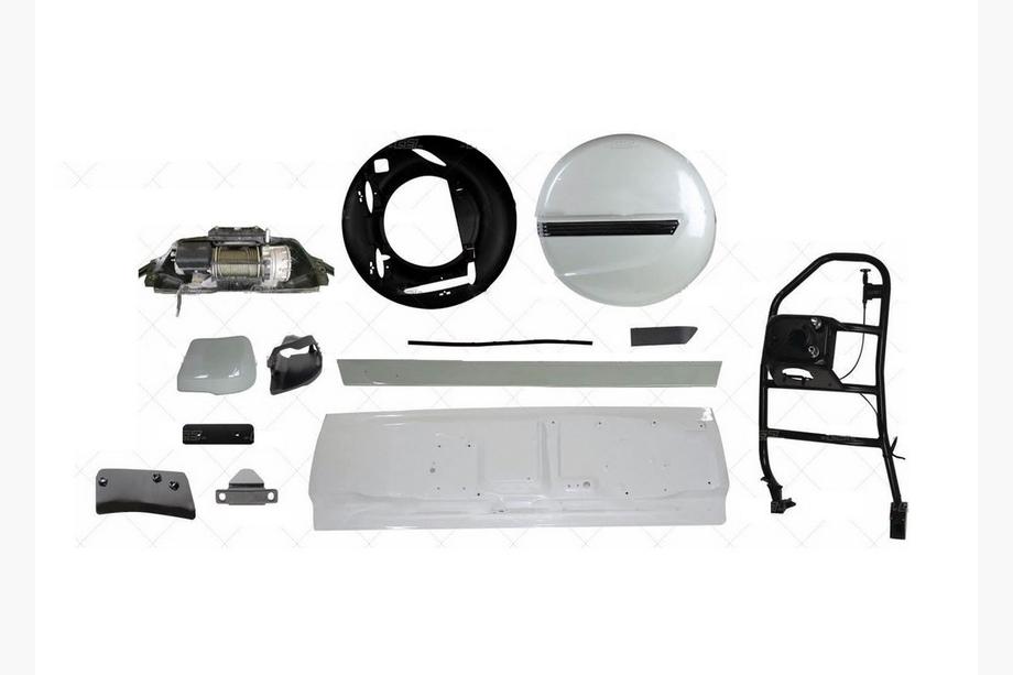 Toyota Land Cruiser 200 2007–2021 Rezerves riteņa uzstādīšanas komplekts Foto 2