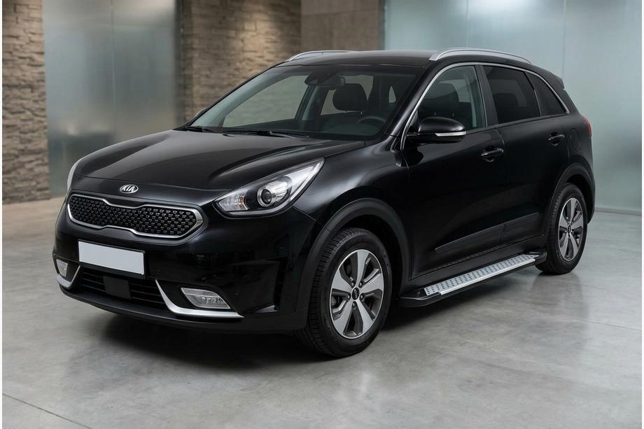 Kia Niro 2016–2021 Sānu pakāpieni Allmond Grey (2 gab., alumīnijs) Image