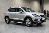 Seat Ateca 2016– Sānu pakāpieni Allmond Grey (2 gab., alumīnijs) foto 1