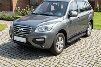 Lifan X60 2011– Sānu pakāpieni Allmond Black (2 gab., alumīnijs) foto 1