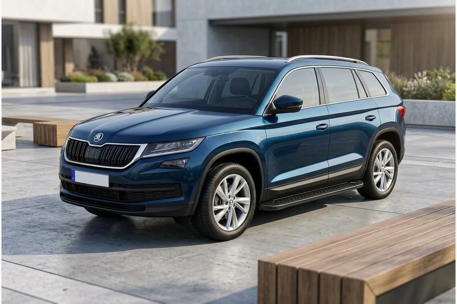 Skoda Kodiaq 2016–2023 Sānu pakāpieni Allmond Black (2 gab., alumīnijs) Image