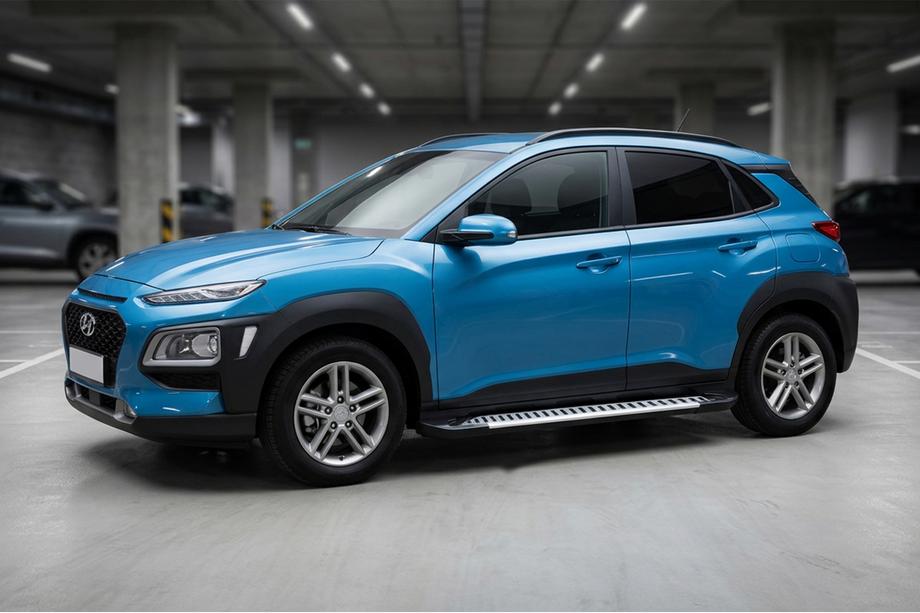 Hyundai Kona 2017–2023 Sānu sliekšņi Line (2 gab., alumīnijs) Image