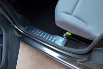 Citroen Berlingo 2008–2018 Iekšējo sliekšņu uzlikas OmsaLine (nerūsējošais tērauds) 4 gab., OmsaLine – itāļu nerūsējošais tērauds foto 1