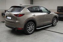 Mazda CX-5 2017–2025 Sānu pakāpieni Tayga Grey (2 gab., alumīnijs) foto 1