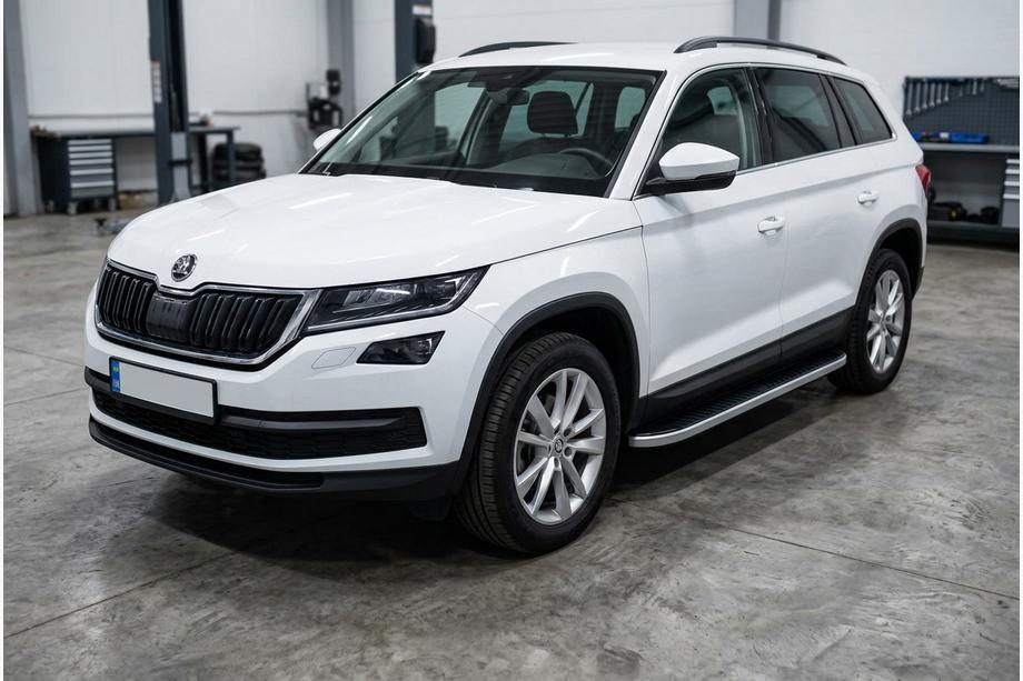 Skoda Kodiaq 2016–2023 Sānu pakāpieni Tayga Grey (2 gab., alumīnijs) Foto 1