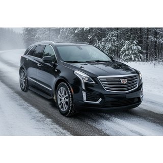 Sānu sliekšņi Tayga Black (2 gab., alumīnijs) foto 1